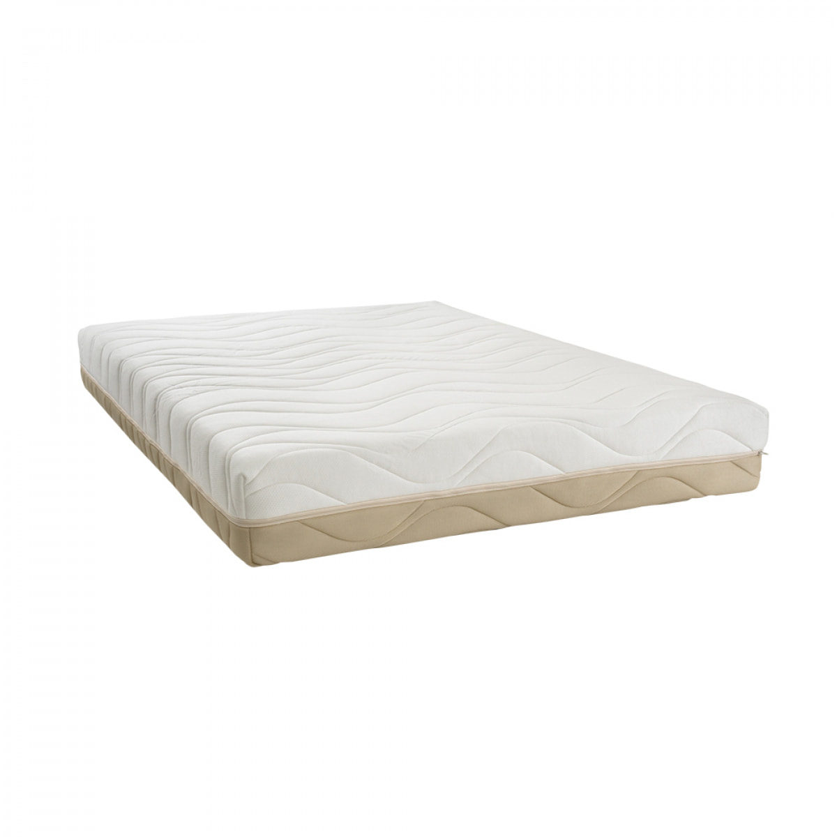 Ensemble Matelas Mousse Supersoft Leman avec sommier en bois