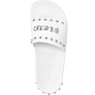PHILIPP PLEIN Sandalias planas de goma GOTHIC PLEIN