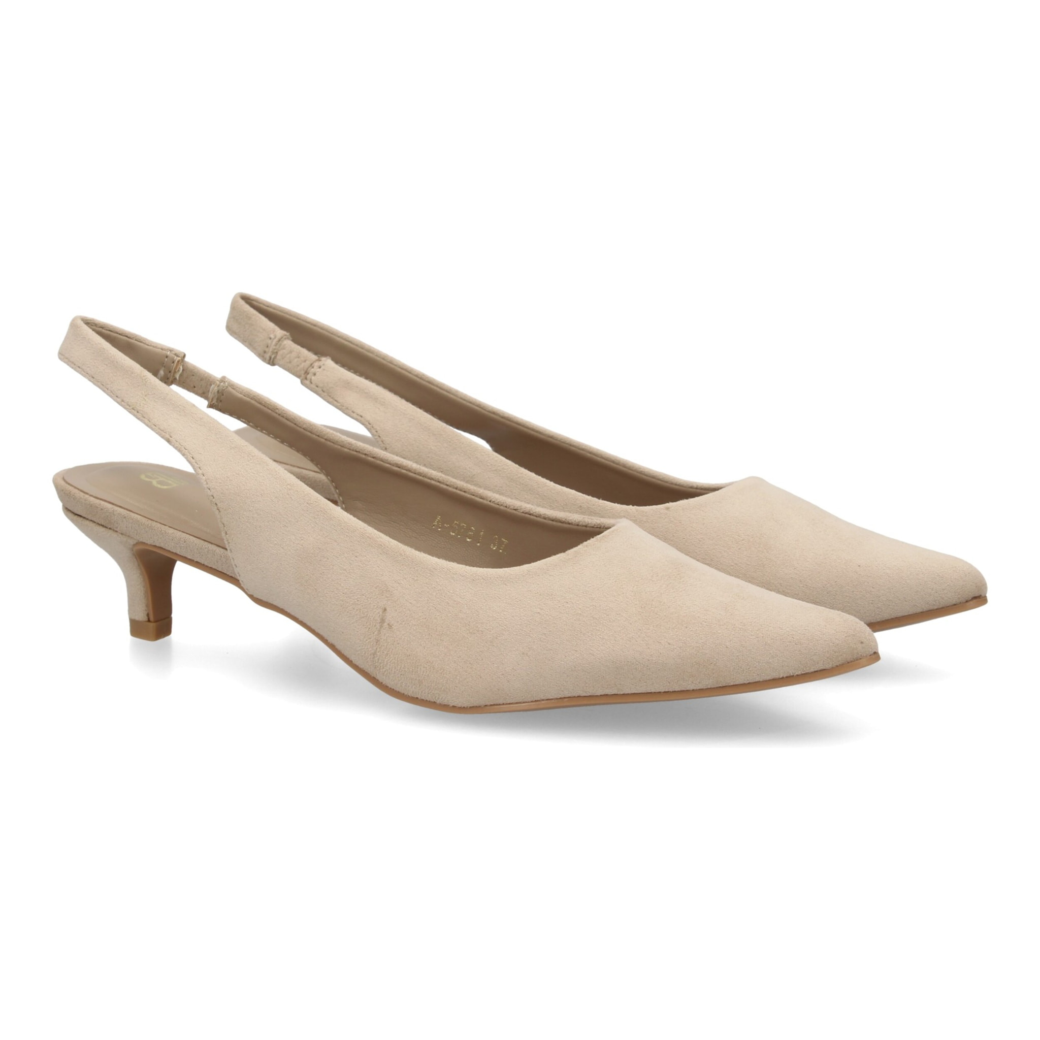 Zapato mujer slingback tacón bajo elegante