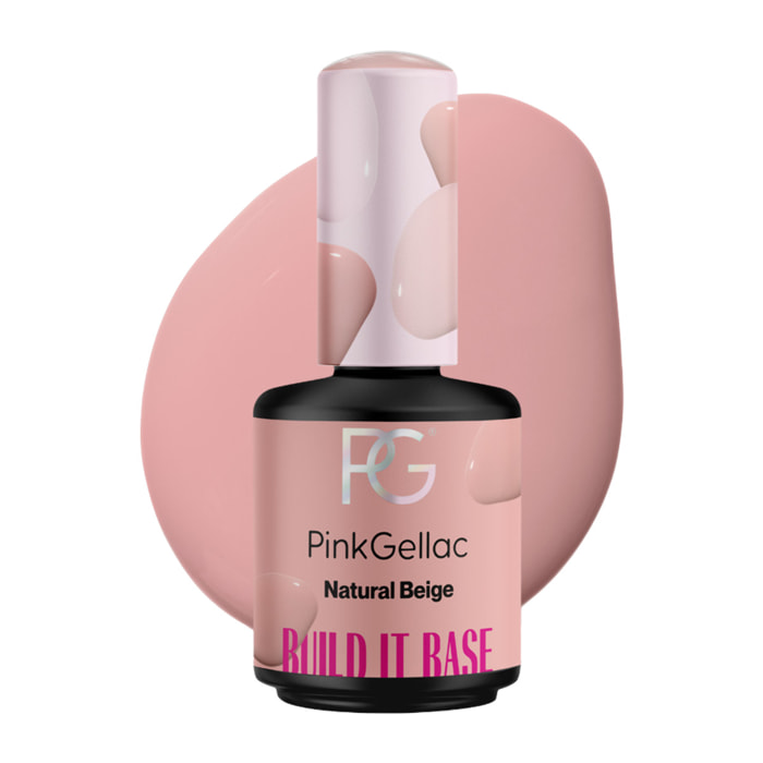 Vernis semi-permanent - Build it Base - Natural Beige - 15 ml