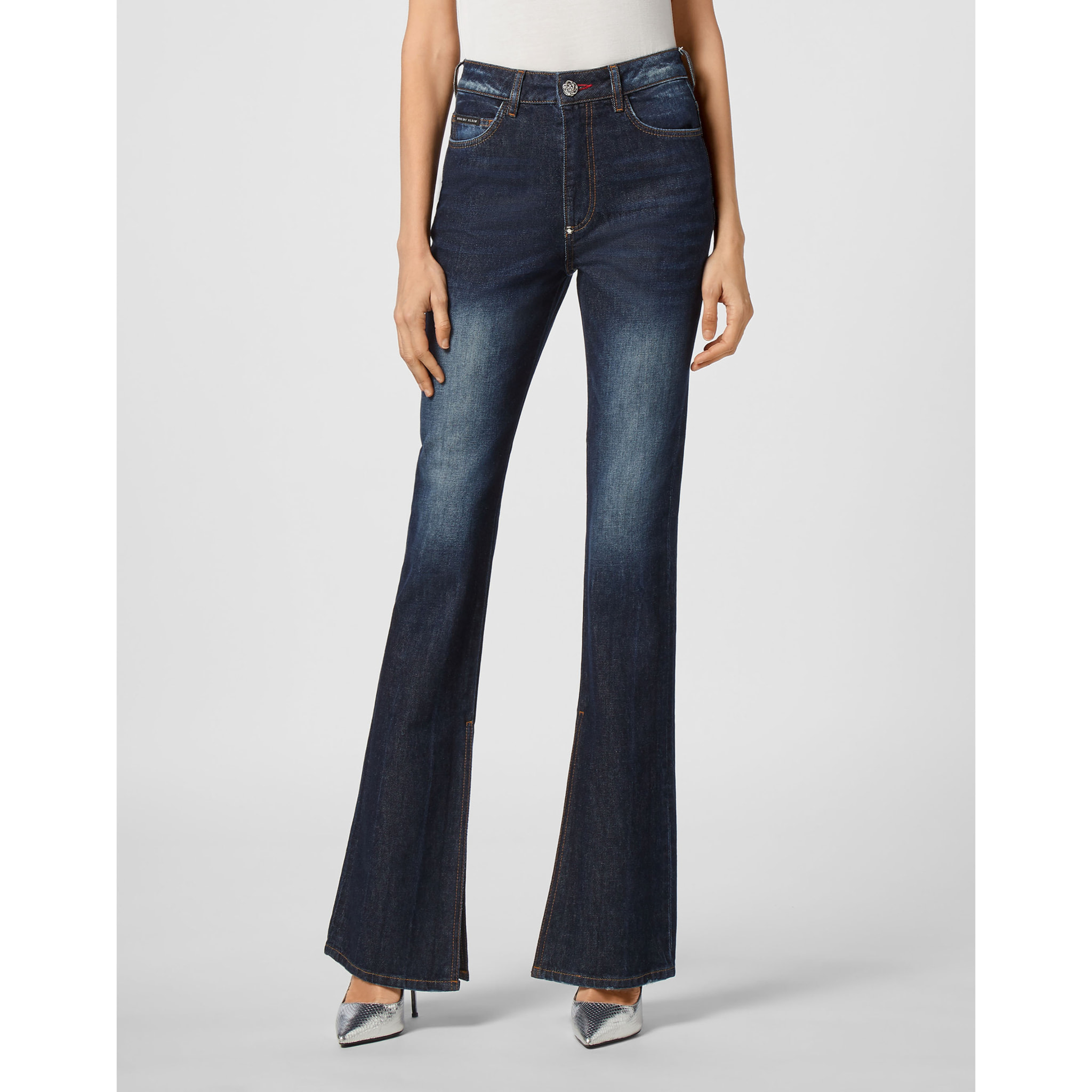 PHILIPP PLEIN Jeans Flare Fit ICONIC PLEIN