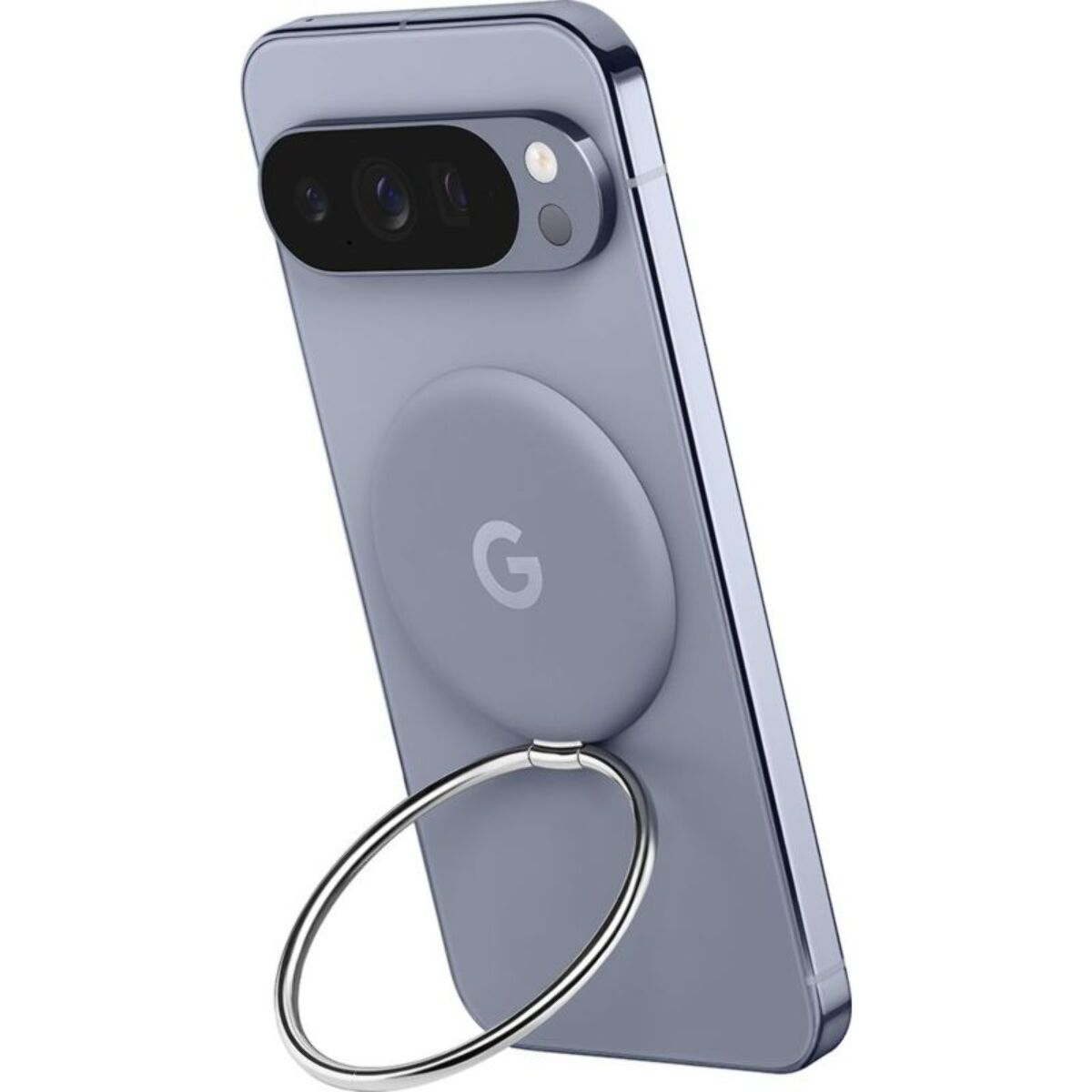 Support smartphone GOOGLE magnétique Quartz Gris