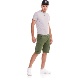 Shorts cargo minimalistas para hombre