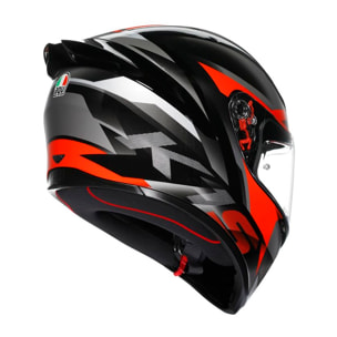 CASCO AGV K1S E2206 FASTLAP BLACK/GREY/RED