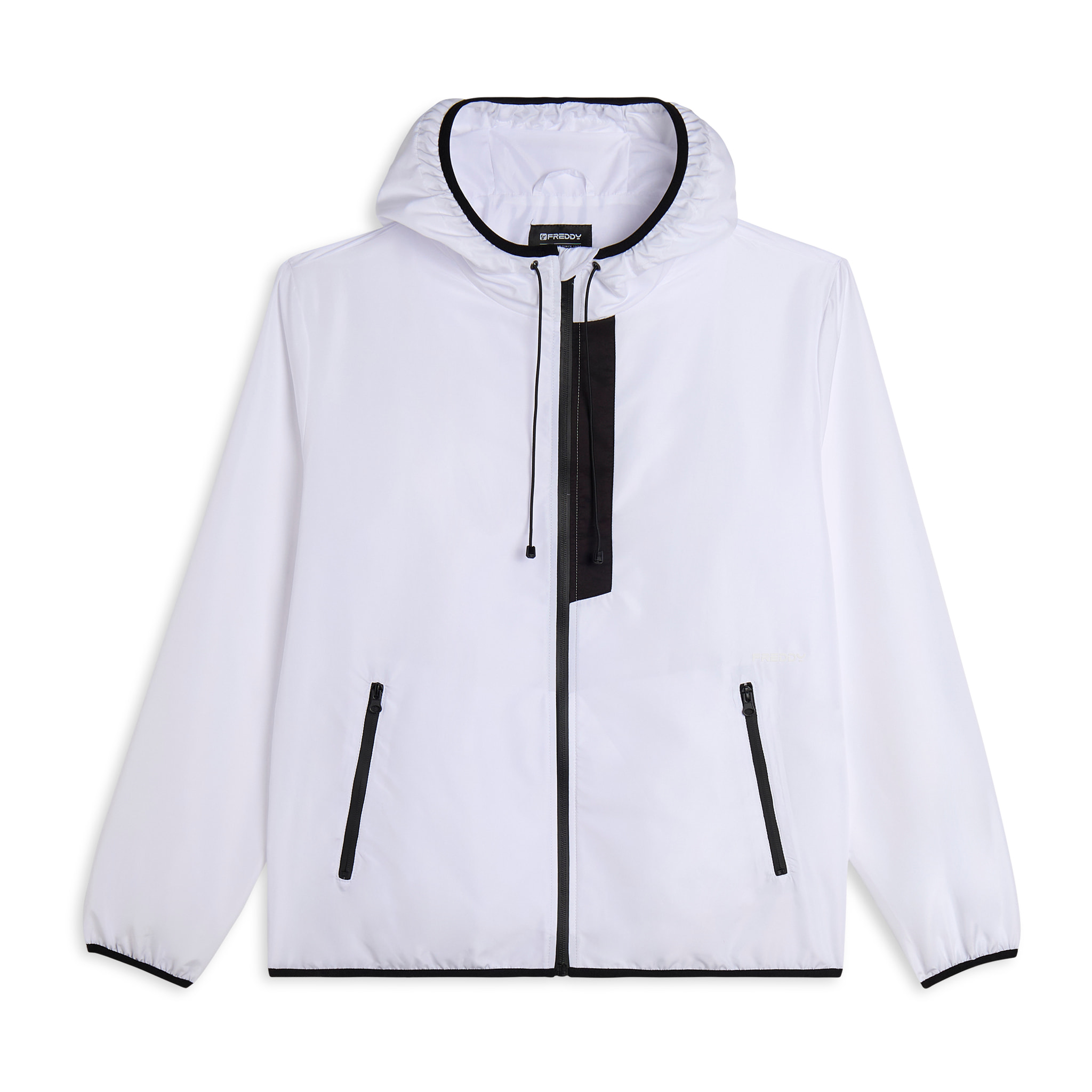 Giacca soft shell con cappuccio regolabile