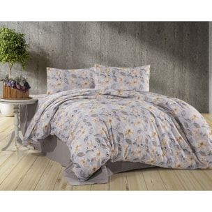 Parure housse de couette et taie(s) d'oreiller coton imprimé