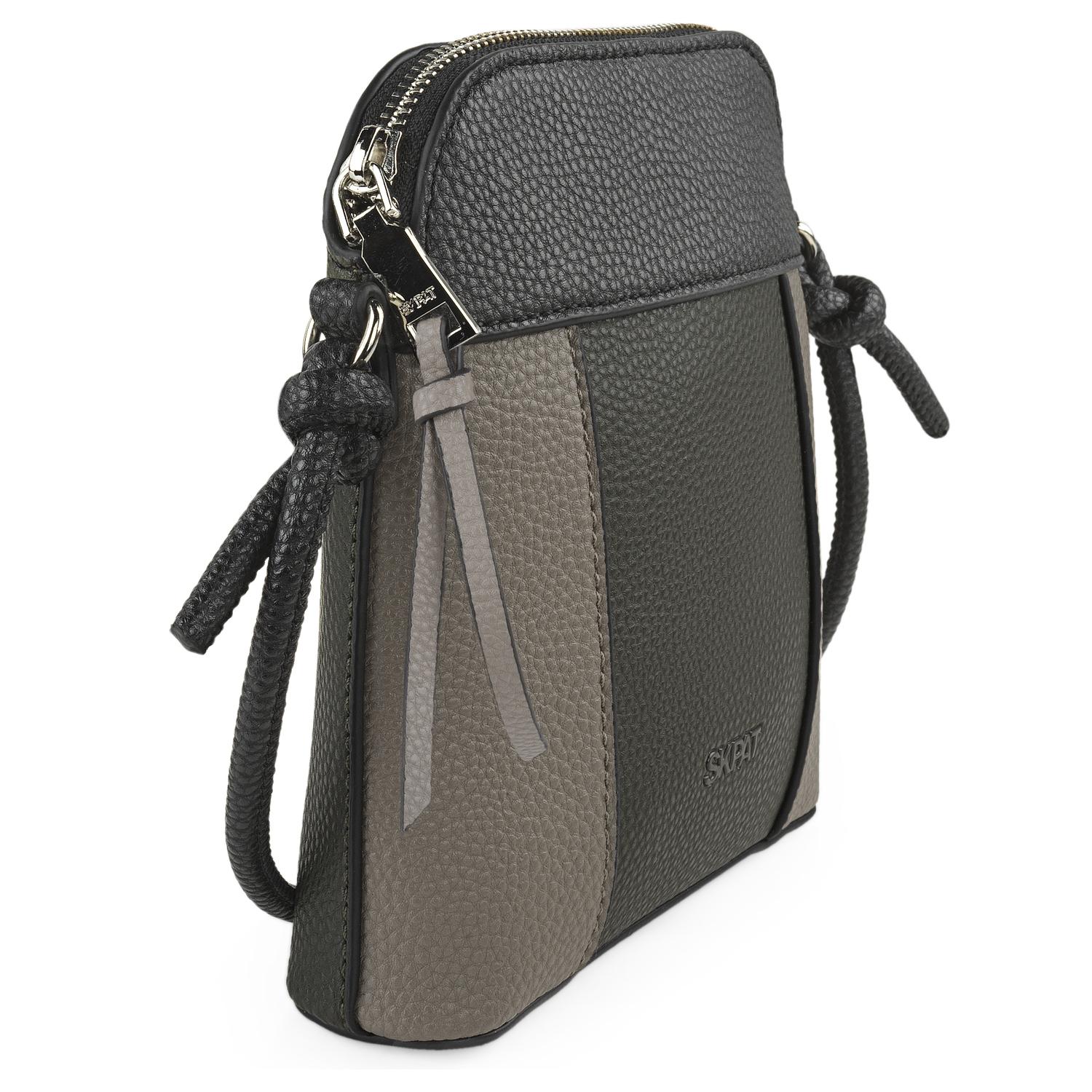 Bolso Bandolera Mujer Sint/Pu Skpat Narbona Negro-Kaki