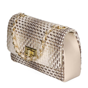 Borsa a spalla da donna - Modello Aurélie - Cotone - 19.5 x 12.0 x 8.5 cm