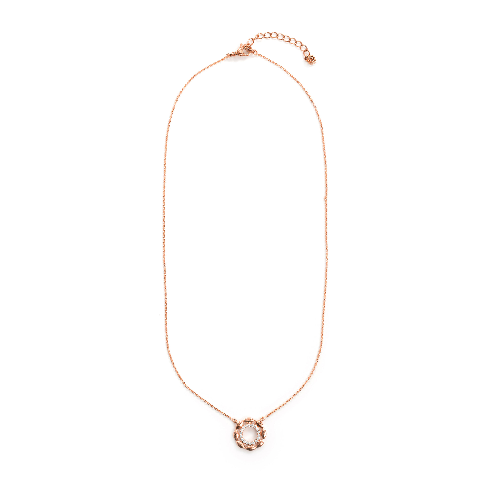 Collar Lionyad acabado oro rosa 18k