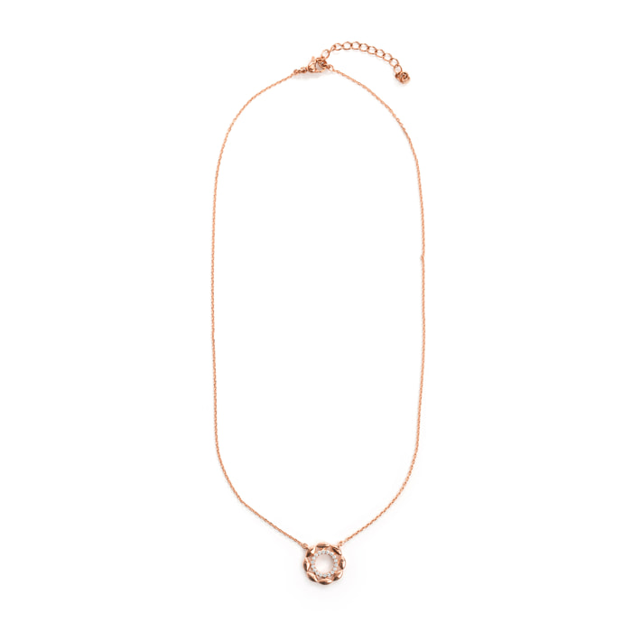 Collar Lionyad acabado oro rosa 18k