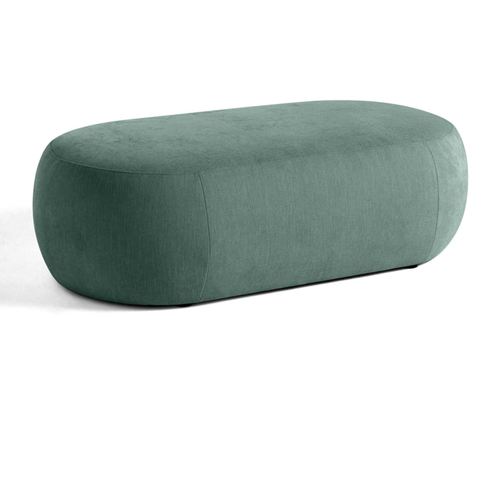 Santorini - pouf modulable - en tissu texturé - Vert