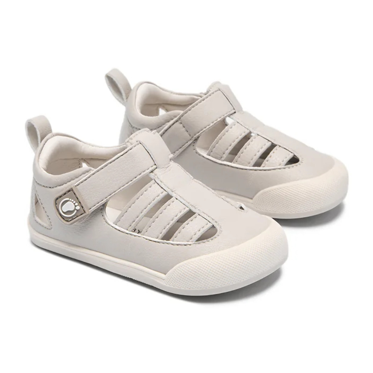 Sandali per bambini Respectable a punta chiusa, colore beige