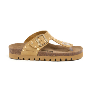 Sandalia Plataforma Marron Mujer BILLOWY MARRON