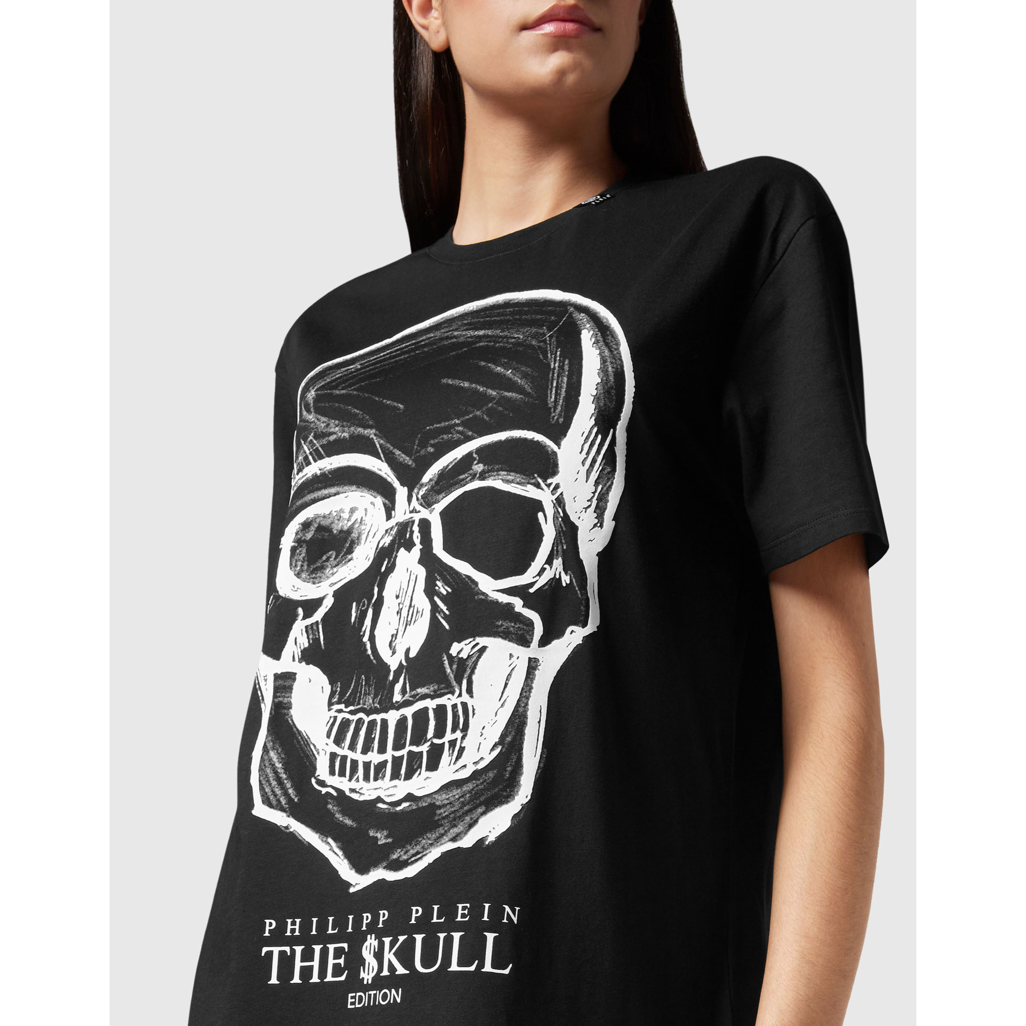 PHILIPP PLEIN Camiseta Cuello Redondo SKULL