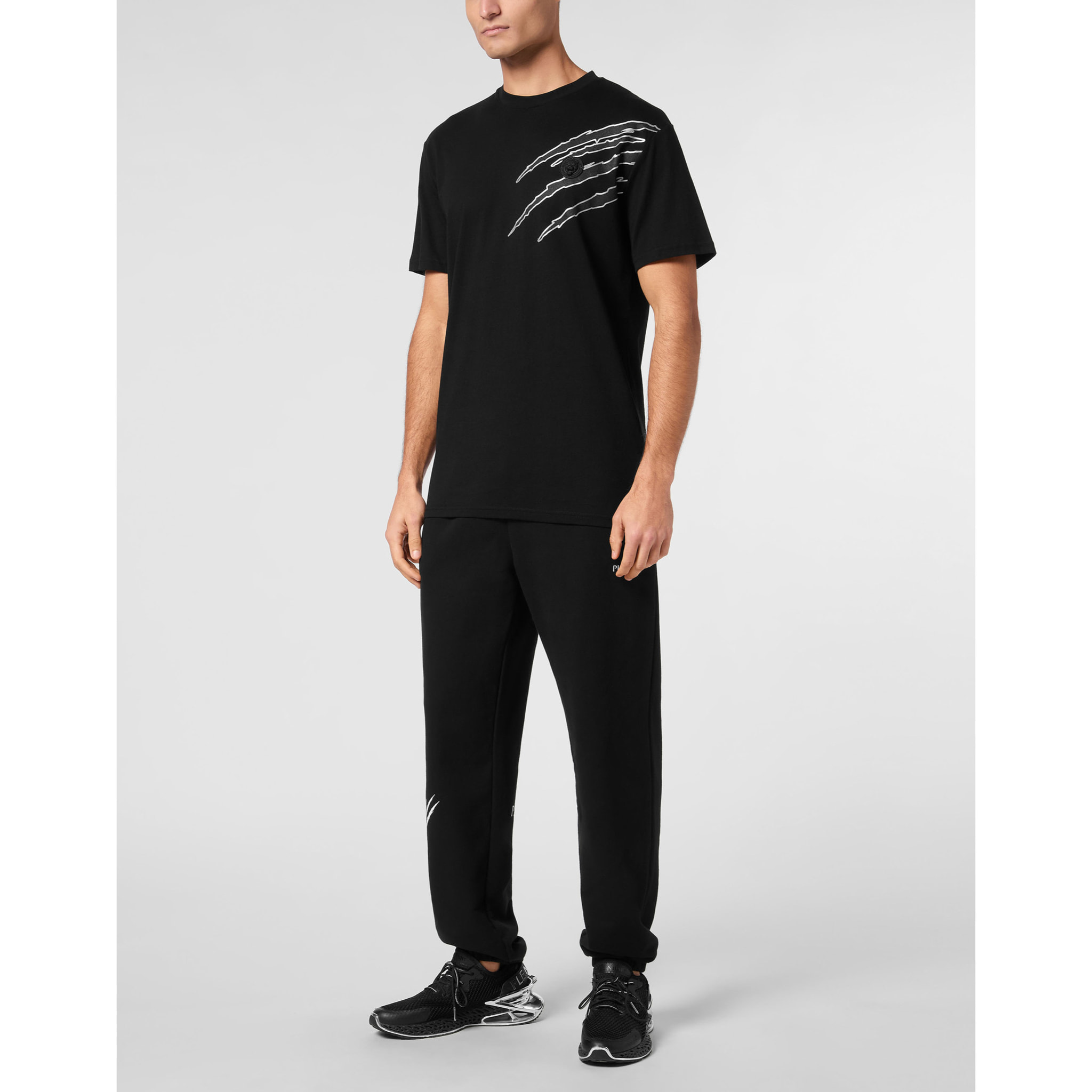 PLEIN SPORT Camiseta Cuello Redondo SCRATCH