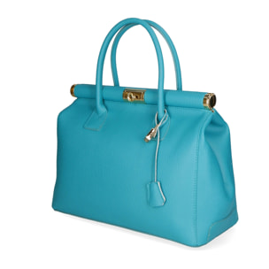 Borsa a mano da donna - Modello Aleria - Vera pelle - 35.0 x 26.0 x 16.0 cm