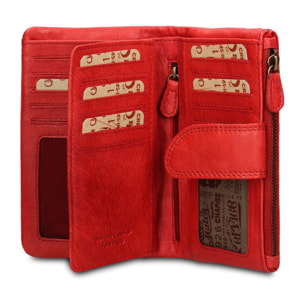 Portafoglio da uomo in vera pelle - Modello Caspian Lux - 9.5 x 15.5 x 3.0 cm