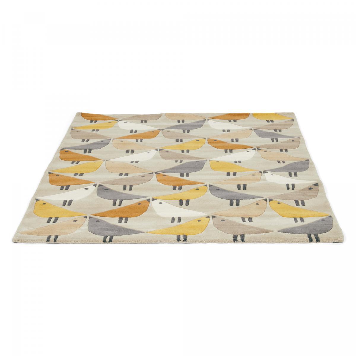 Tapis salon et chambre fait à la main en laine motif animaux DÉSIRIX