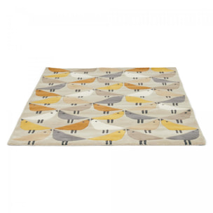 Tapis salon et chambre fait à la main en laine motif animaux DÉSIRIX