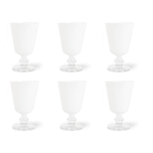 Set de 6 verres à vin Excelsa – Noble Wine, Verre Blanc 28 cl