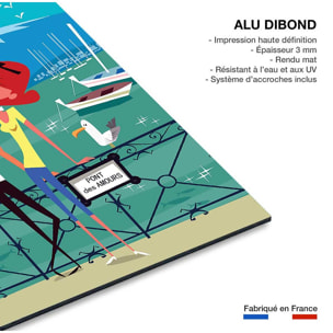 Tableau le pont des amours annecy Tableau alu Dibond