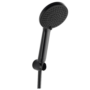 Douchette à main 3 jets avec flexible, noir mat (SATBSVS31C)