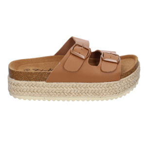 Sandalia de Plataforma para Mujer, Cómodas y Elegantes, Forradas de Yute