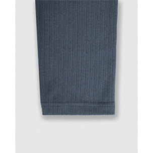 Pijama canalé raya ancha azul azafata