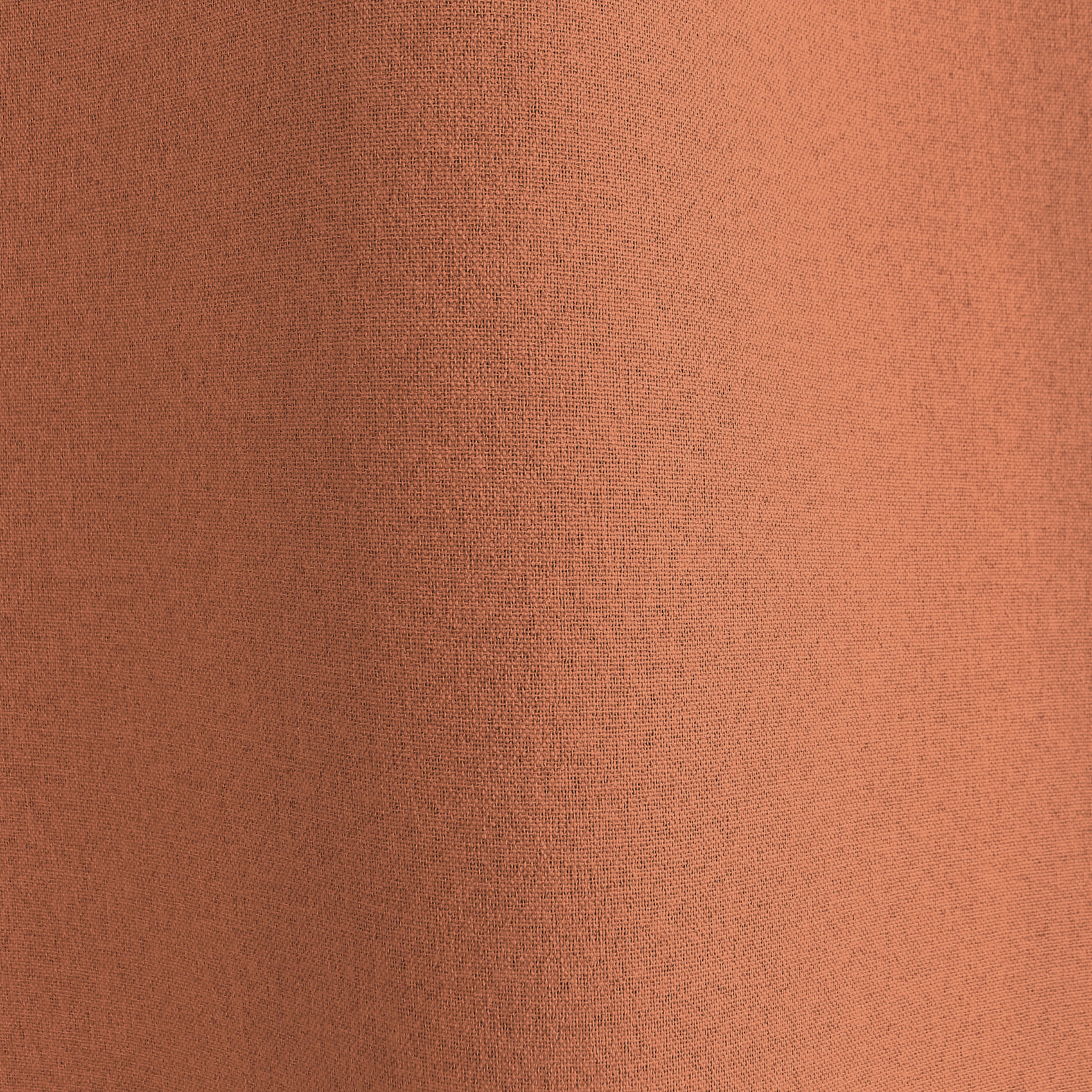 Rideau occultant aspect chambray - Terracotta