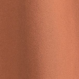 Rideau occultant aspect chambray - Terracotta