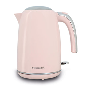 Bouilloire en acier inoxydable 1,7L rose RETRO