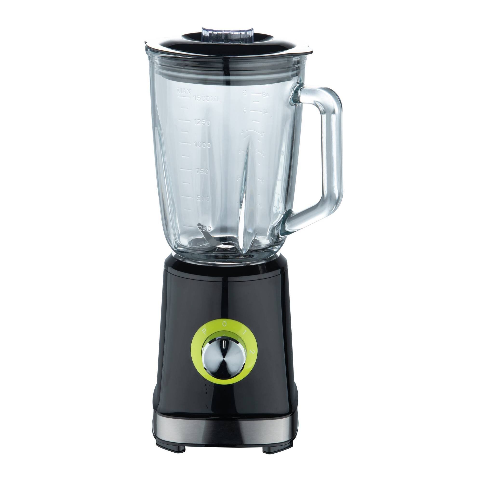 Bergner Xtra Batidora de vaso 1000W de 1,5L con 2 velocidades + Turbo