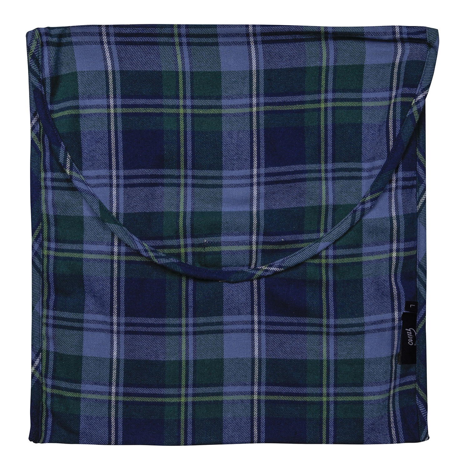 PIGIAMA UOMO uomo flanella invernale quadro blu e verde