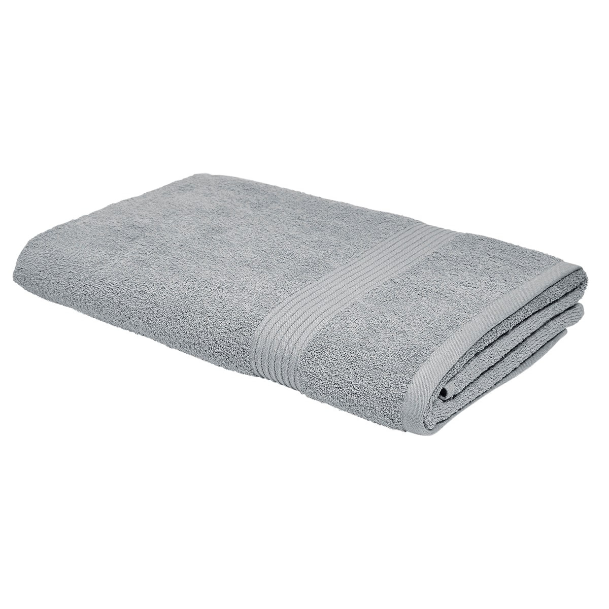 Maxi drap de bain uni ESSENTIAL gris