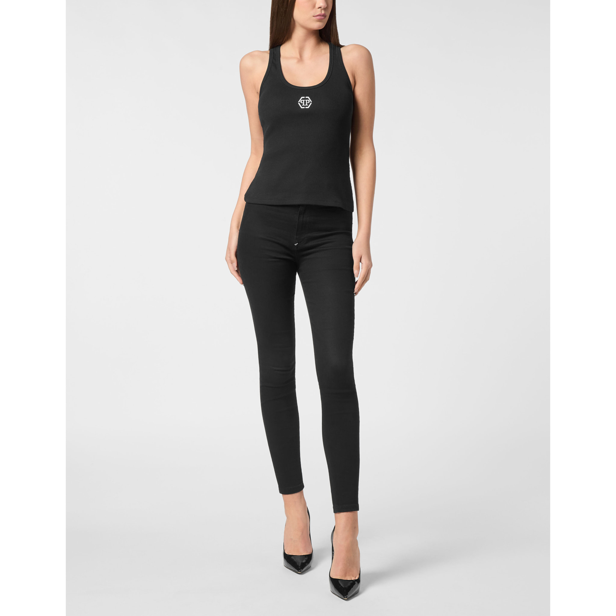 PHILIPP PLEIN Camiseta de tirantes HEXAGON