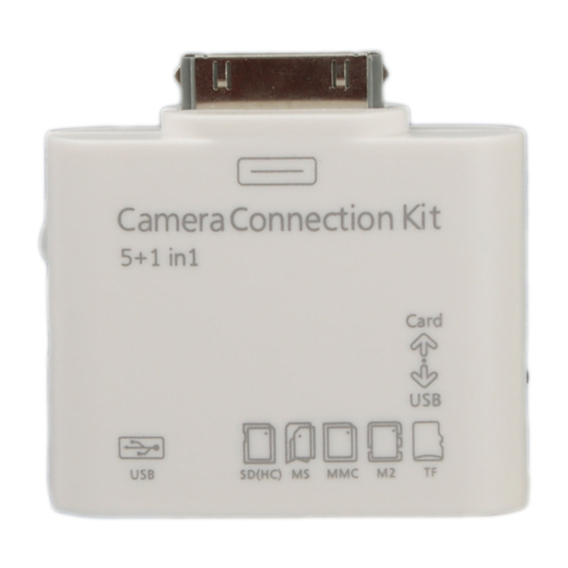 DAM Adattatore iPad 5 In 1 1/2/3 5x4 Cm. Colore bianco