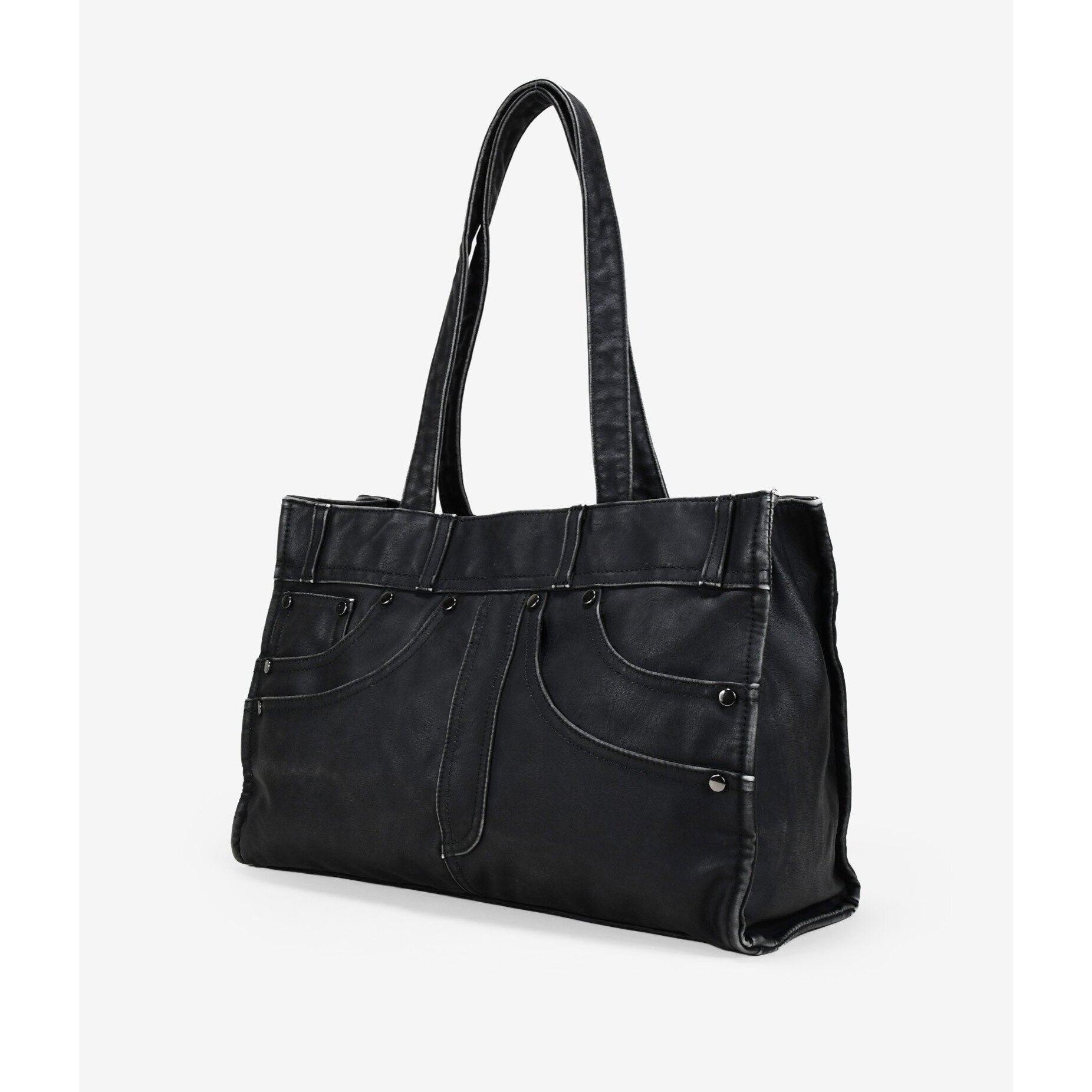 Bolso de hombro negro vintage