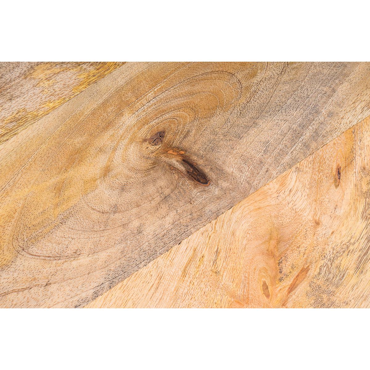 Table de chevet avec tiroir industrielle en bois manguier massif INDUSTRIA
