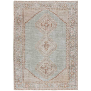 MANDALA Alfombra Ã©tnica en estilo vintage beige, varias medidas disponibles.