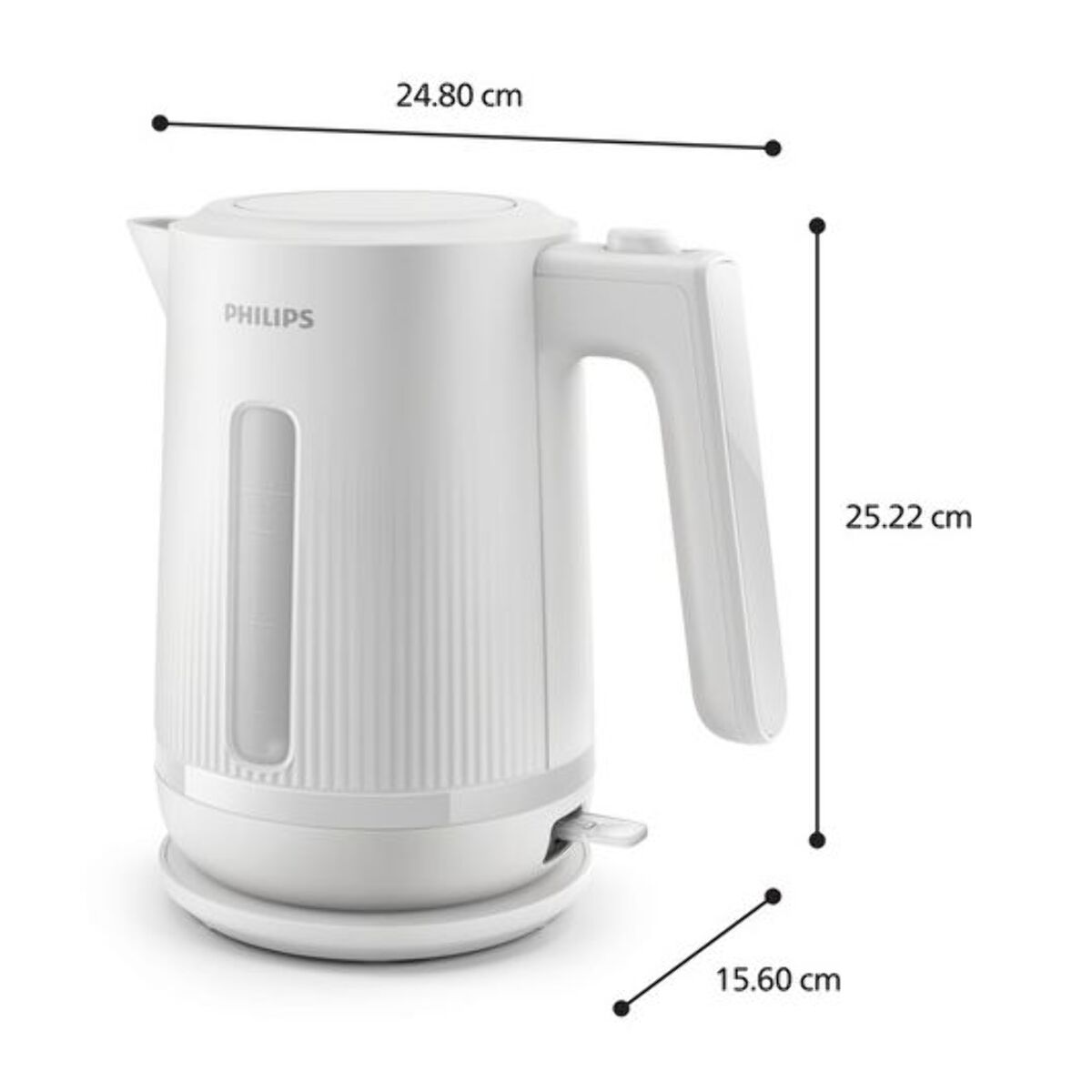Bouilloire PHILIPS HD9411/00 Bouilloire électrique blanche Série 3000 1.7L, 2200W