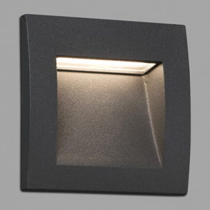 SEDNA SQ 90 Lampada incasso grigio scuro