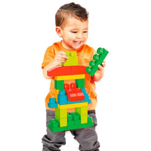 Mega Bloks Pacco Eco con 100 Pezzi da Costruzione, 1+ Anni unisex Fisher-Price