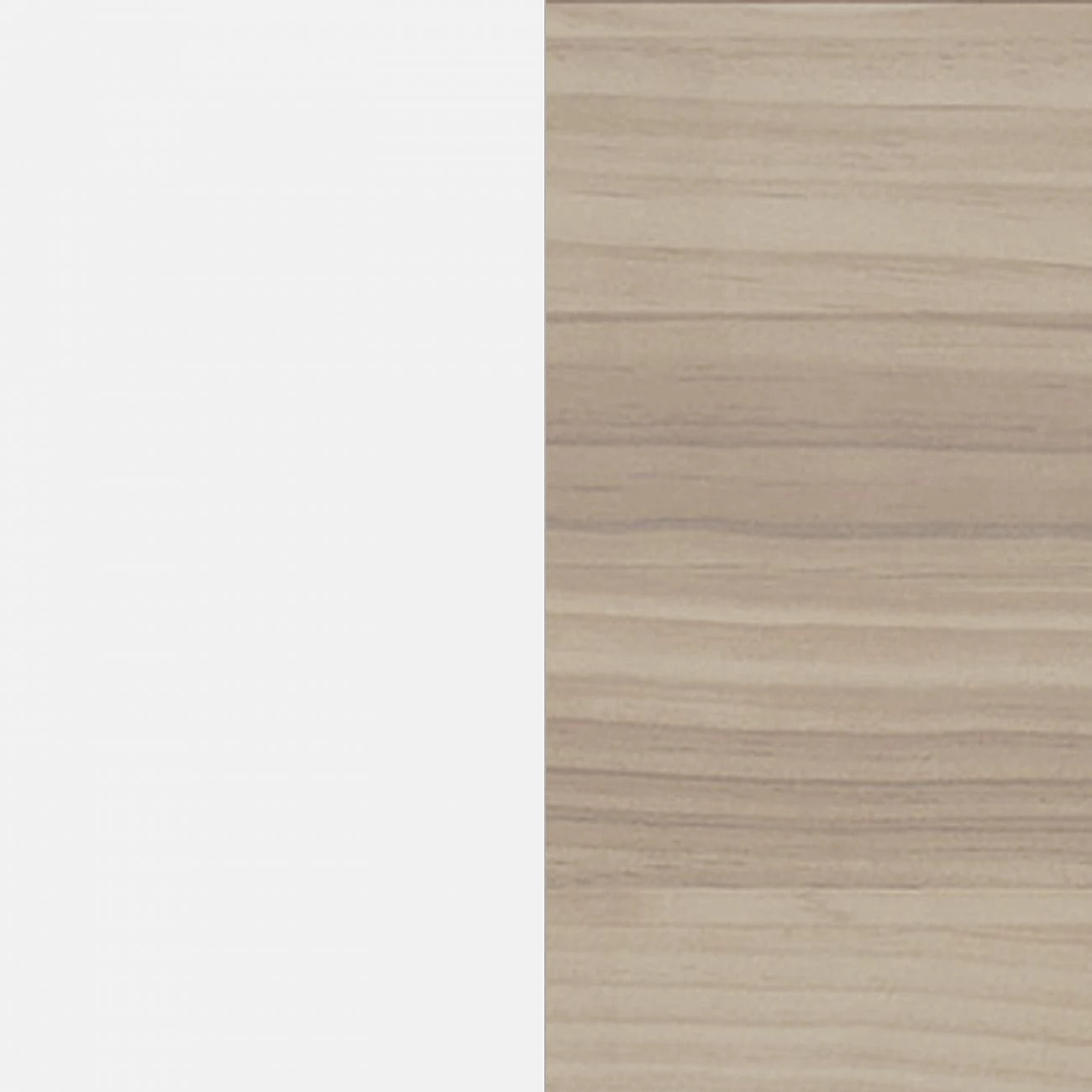 Mesita de noche Numa 3 cajones Blanco - Oak Soft