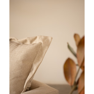 Fauteuil ton beige de 105x106cm Hauteur: 99 Longueur: 105 Largeur: 106