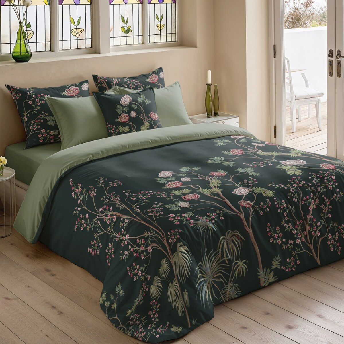 Funda nórdica ohara verde