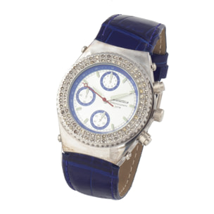 Reloj Chronotech CT7284S-03 Mujer Analogico Cuarzo con Correa de Piel