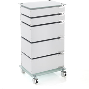 Tomasucci commode avec roulettes BIG BOBO Blanc