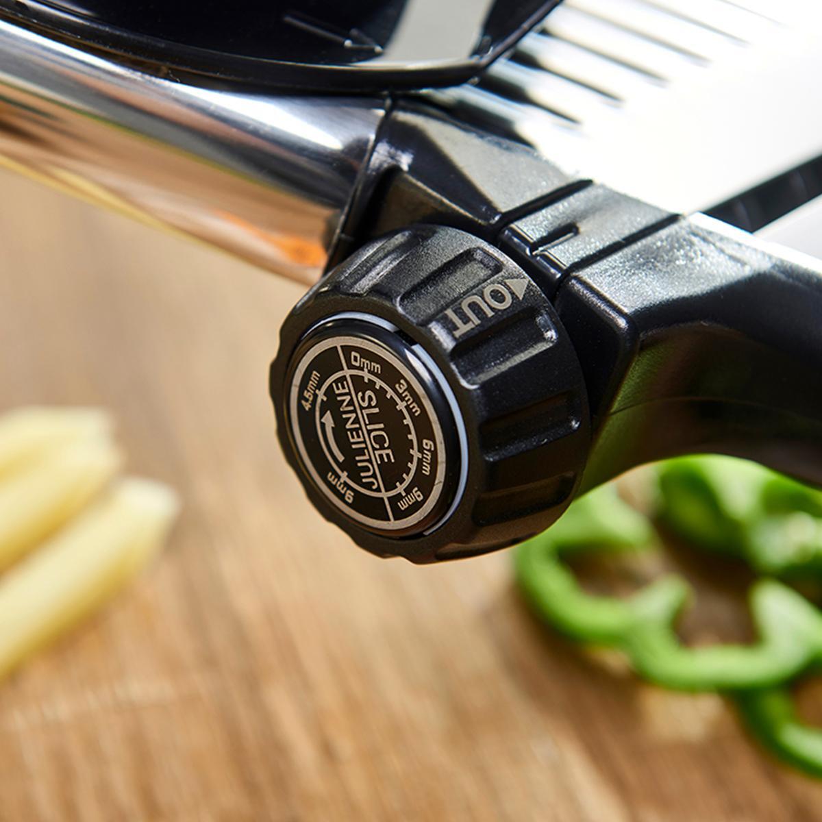 Mandoline professionnelle avec gants de protection