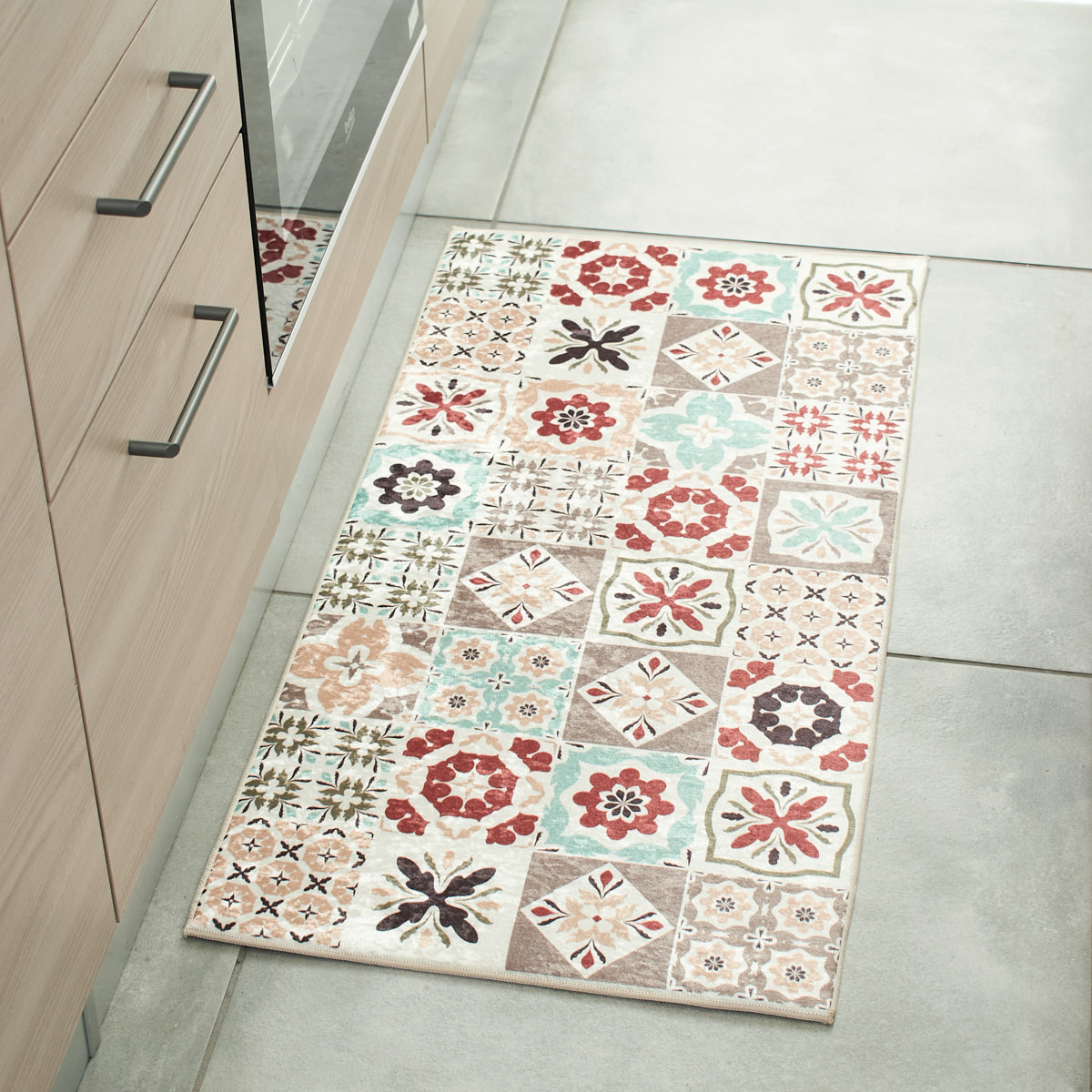 AZULEJO - Tapis carreaux de ciment multicolore