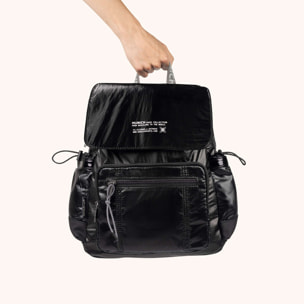 Mochila Técnica para Portátil en Poliamida Reciclada DEEP RECYCLED BACKPACK BLACK